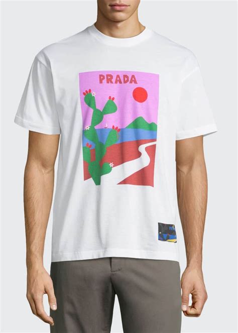 prada t shirt cactus|Prada Cactus Desert Logo T.